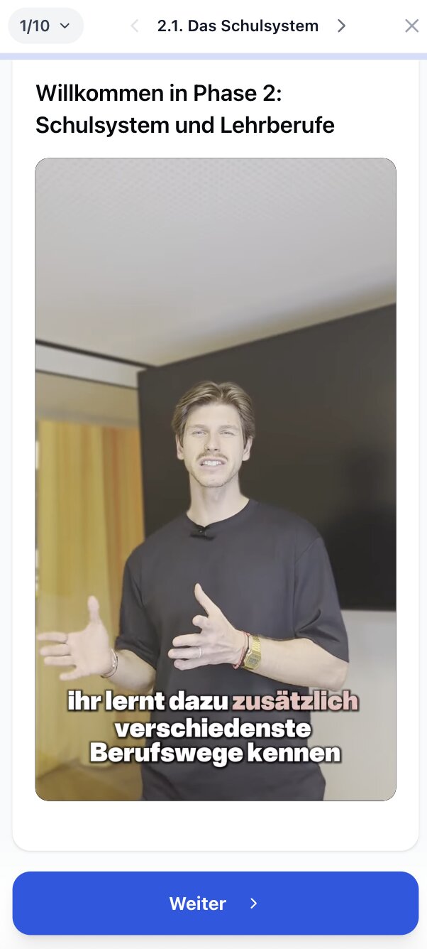 Interaktive Übungen